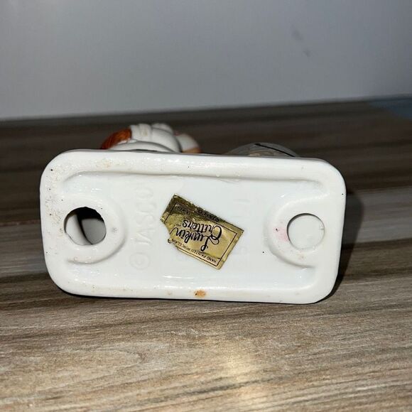 Vintage Luvkin Critters JASCO 1979 Bear Cub baseball Votive Figurine - Picture 5 of 8